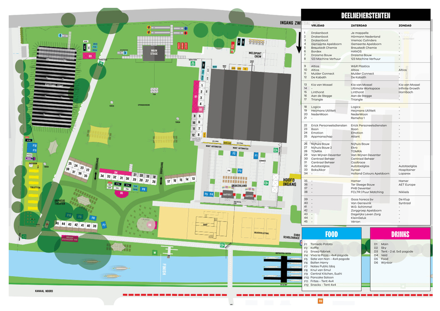 NIEUW plattegrond voor deelnemers